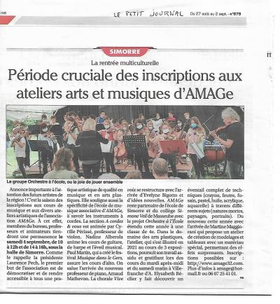 Petit journal 27 aou t